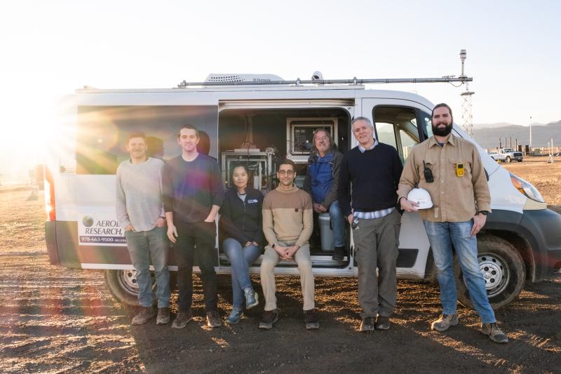 Aerodyne hydrogen leak sensing field tests at CSU's METEC Lab in Fort Collins, Colorado.